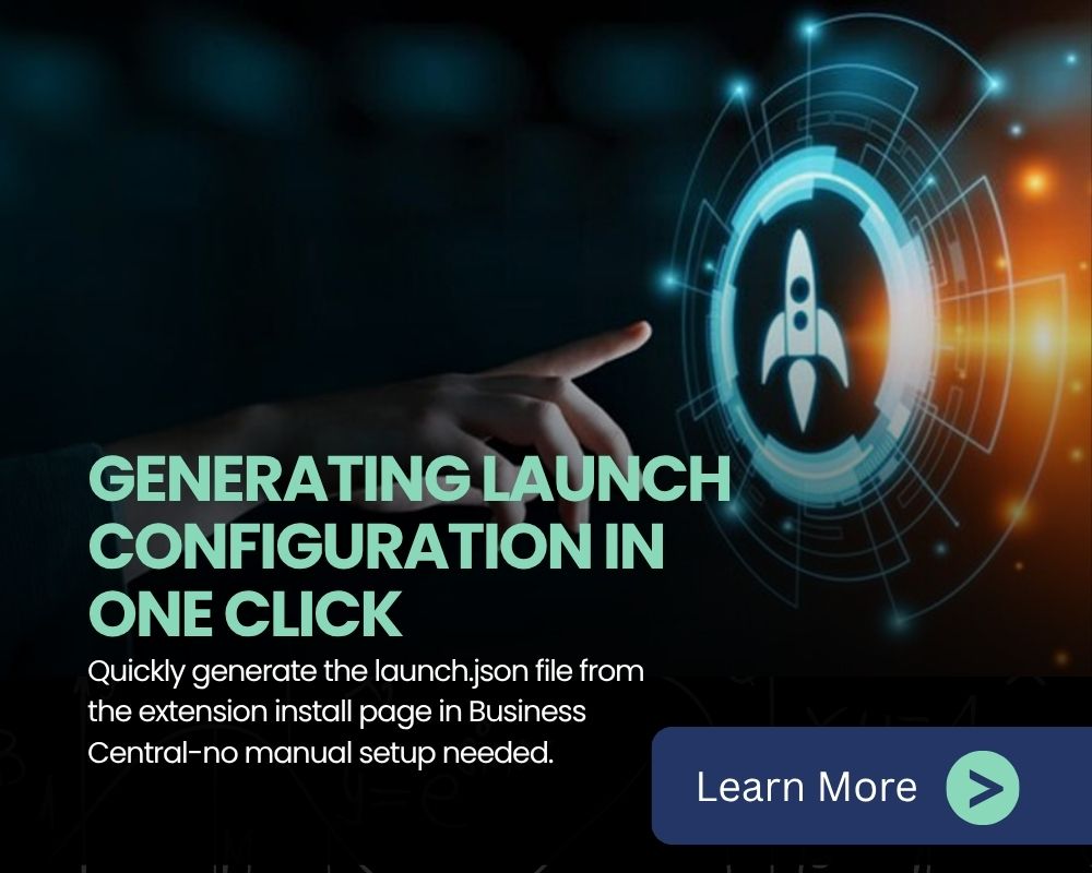 How to Generate launch.json in Business Central v26 Web Client