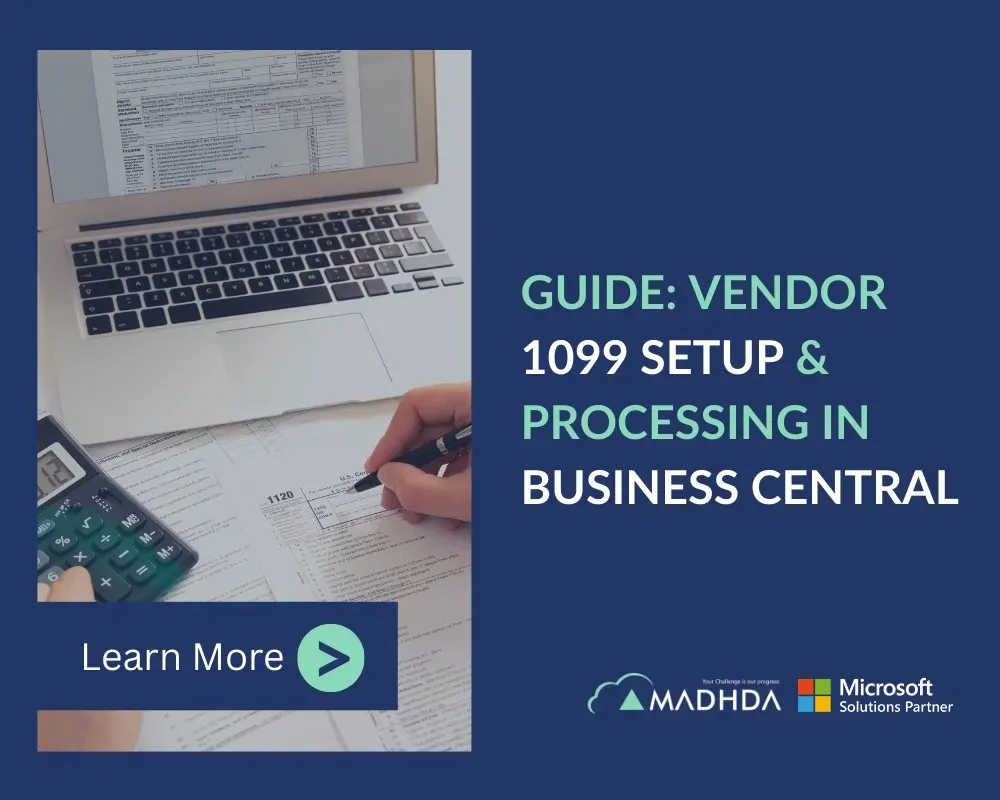 Guide: Vendor 1099 Setup & Processing in Business Central