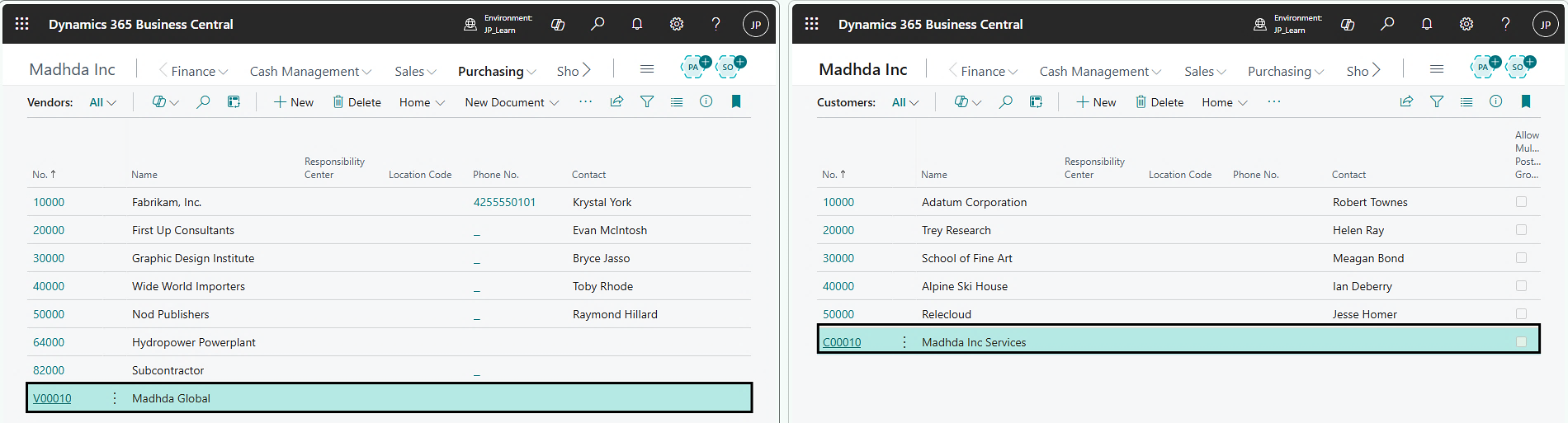 Microsoft Dynamics 365 Business Central