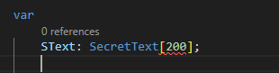 SecretText Length Limit
