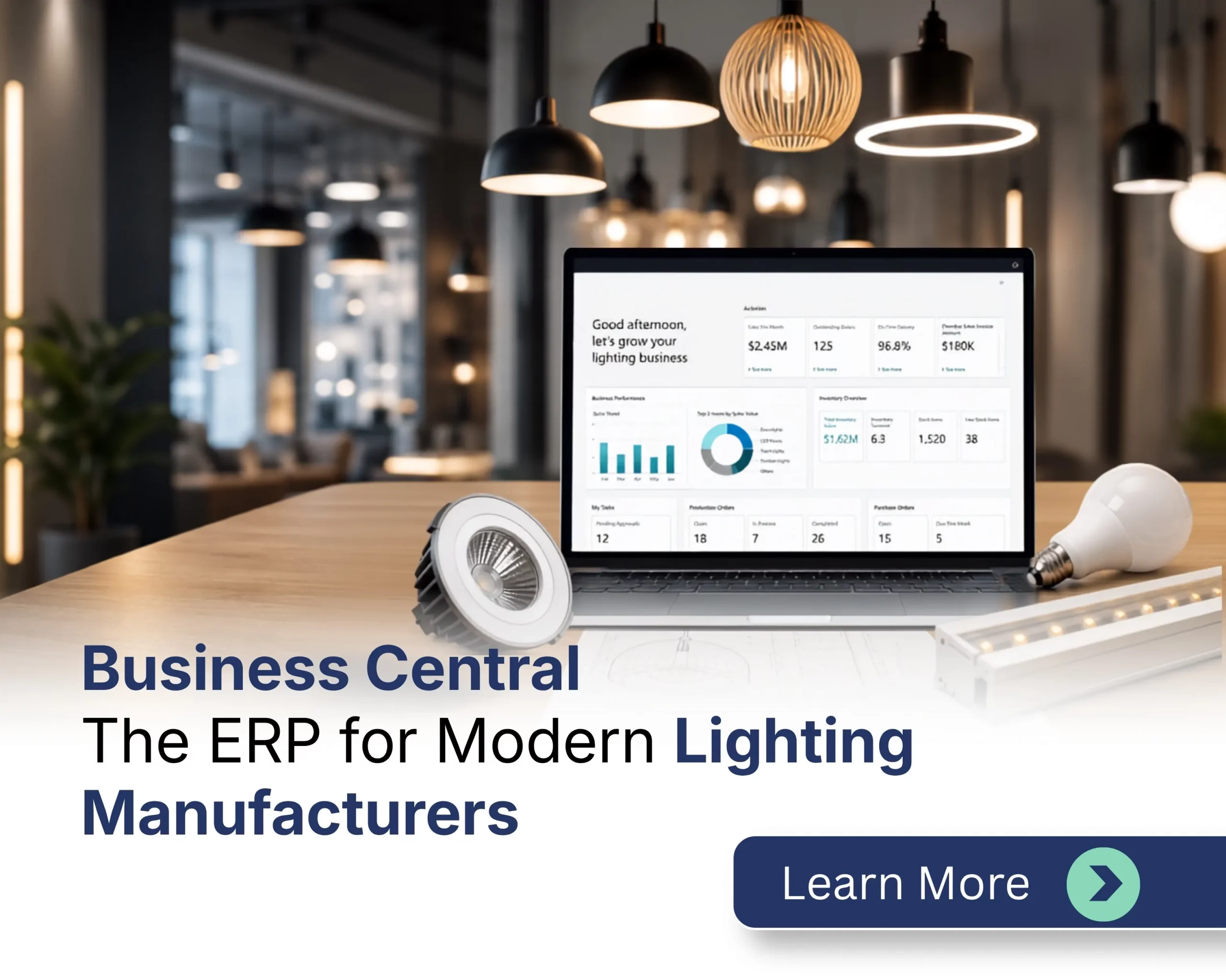 Dynamics 365 Business Central for Lighting Manufacturing